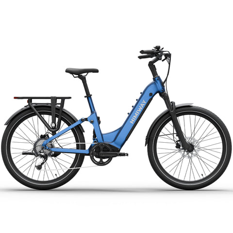 Himiway-A7-Premium-Full-Suspension-Hybrid-Ebike-blue-right-side