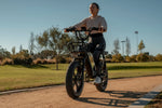 Himiway-Escape-Pro-Moped-Style-Step-Thru-Commuter-E-Bike-on-Gravel