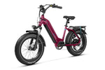 Magicycle-Pro-2.0-Torque-Sensor-E-Bike-Maroon-Front-Left