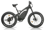 Emmo Oxe Electric Mountain Bike Full Suspension E Fat Bike Black Side