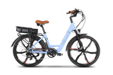 Emmo Vgo Pro 2.0 Step-Thru Electric Bike City Commuter Ebike Blue Side