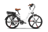 Emmo Vgo Pro 2.0 Step-Thru Electric Bike City Commuter Ebike White Side