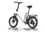 himiway-b3-lightweight-step-thru-folding-e-bike-white-rear-left