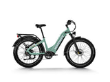 himiway-d5-zebra-step-thru-MTB-ebike-mint-green-right-side