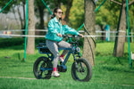 lady-cycling-on-eunorau-flash-electric-moped-ebike-in-montreal